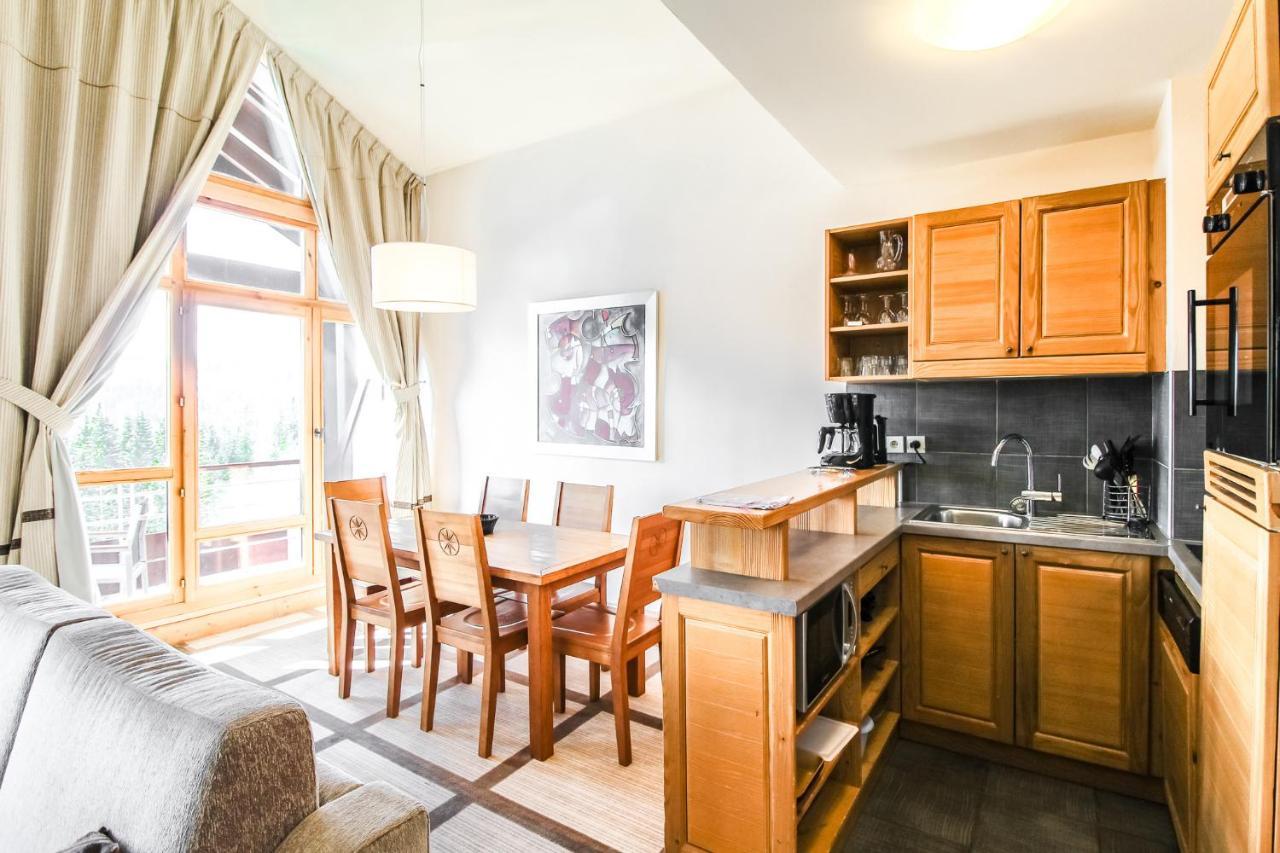 Private Penthouse 2-Bed Apartment, Ski In And Out In 5* Flaine Residence Exteriér fotografie