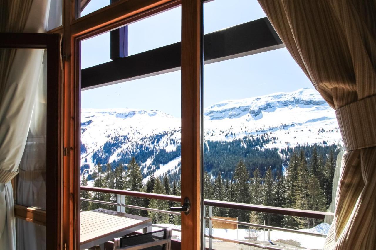 Private Penthouse 2-Bed Apartment, Ski In And Out In 5* Flaine Residence Exteriér fotografie